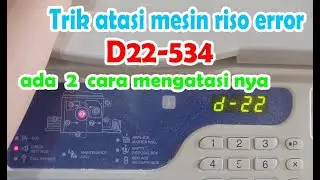 BERHASIL    !!! BEGINI CARA ATASI MESIN RISO YANG ERROR#problemsolving #risos #fotocopy #offset