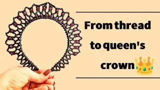 Macrame Crown Tutorial | Transform a simple hoop into a stunning handmade crown