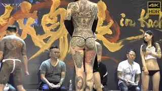 【無限HD】2018 台灣國際紋身藝術展 刺青展 比賽 最佳彩色大圖 9Th Taiwan Tattoo convention (4K HDR)