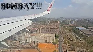 Landing at Mumbai Airport! Spectacular View of Bombay(Mumbai)!