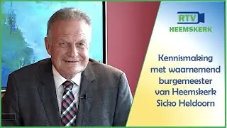 Kennismaking met waarnemend burgemeester van Heemskerk Sicko Heldoorn