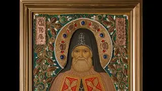 Обзор иконы святого Митрофана Воронежского в окладе.