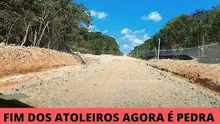 BR319, FIM DOS ATOLEIROS, COBRIRAM TUDO COM PEDRAS JULHO 2020 #31