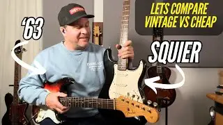 Vintage Fender Strat (‘63) vs Cheap Squier. Can You Hear A Difference? Guitar Daily Ep 295
