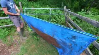 How to Set Up a Shelter Tarp Fastest Way   Survival Hack #5