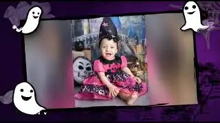 Lívia em halloween