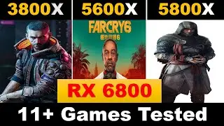 Ryzen 3800X vs 5600X vs 5800X tested in 11+ games