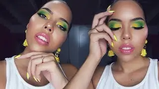 GRWM: Fresh Lime Makeup Tutorial | Glowing look |