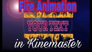 Kinemaster tutorial, Title animation by techno solver