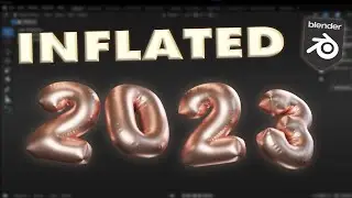 Extremely Easy Way to INFLATE Text in Blender