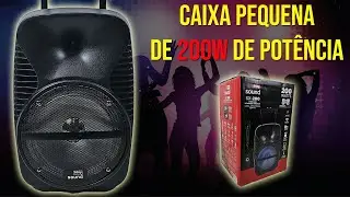 Unboxing da caixa de som Easy Sound Sx200 - Review Rapido