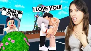 I CAUGHT MY HUSBAND CHEATING ON ME with his EX-WIFE! - Roblox (Bloxburg Roleplay)