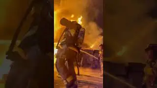 Can you handle that much heat #shorts #firefighter #firstresponders #fire #short