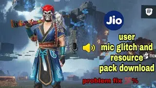 How to Fix Jio Mic Glitch and Resource Pack   Download problem in Pubg mobile and kr