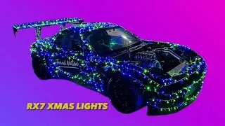 How I put xmas lights on my RX7