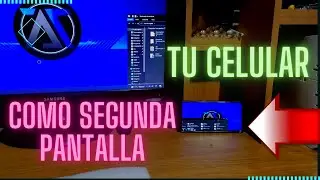 Usa tu CELULAR como SEGUNDO MONITOR en PC