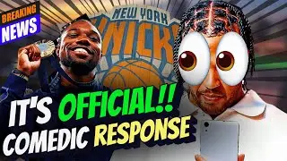 KNICKS' JALEN BRUNSON REACTS TO NOAH LYLES' ANTHONY EDWARDS, ADIDAS COMPLAINT #nba #knicks