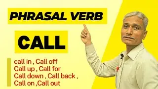 Phrasal_Verb_Call #call #call_into #call_down #call_in #phrasalverb_call #call_out #call_for #callon