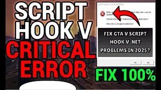 FIX GTA V Script Hook V .NET PROBLEMS in 2025