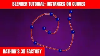 Blender Tutorial: Instances on Curves | Nathan's 3D Factory