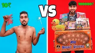 Low Budget vs High Budget Diwali Firecracker Challenge