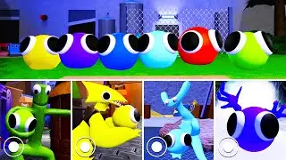 ALL LOOKIES from Rainbow Friends GOT CAUGHT #roblox
