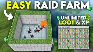 EASIEST 1.21 RAID FARM in Minecraft Bedrock Edition !