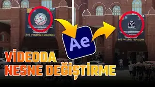 VİDEODAKİ NESNEYİ DEĞİŞTİRME ÇIKARTMA | After Effects Dersleri
