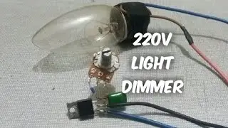 How to make 220V light dimmer