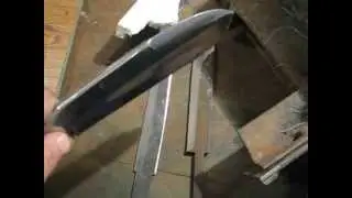 Нож из быстрореза своими руками