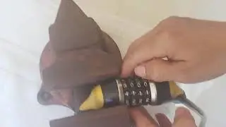 How to unlock bike lock