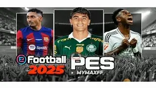 NOVO EFOOTBALL PPSSPP ATUALIZADO  PRA EMULADOR ANDROID ATUALIZADO EUROPEUS BRASILEIRÃO