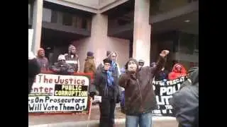 RING AROUND THE JUSTICE CENTER(CLEVELAND's HISTORIC EVENT)