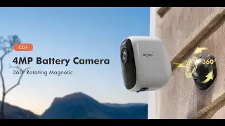 Explore Innovation: Dzees CG1 Wireless Security Camera with Magnetic Mount - Effortless Protection!