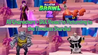 Nickelodeon All-Star Brawl 2 - All Characters + DLC React to Returning to the Timeless Stardial
