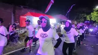 keseruan Bsj black sweet jaya bersama team crot dalam saat karnavan benteng Jember