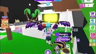 rip my wallet 3 + hatching royal desert egg in adopt me