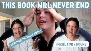REVISING A NOVEL | writing for 15 hours in two days, story updates, BREAD? #authortube