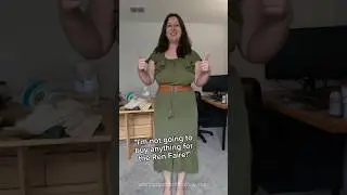 A fools folly (but cool cloak!) Check out Enchanted Moth Hollow! #renfaire #funny #astrology #shorts