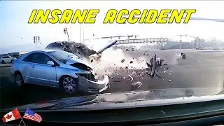 MASSIVE 5 CAR CRASH AFTER ONE DRIVER RUNS RED AND *OBLITERATES* ANOTHER VEHICLE