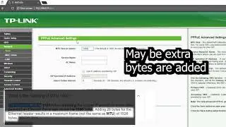 [How & What] MTU Size check, change, data loss in router.