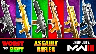 Modern Warfare 3 Assault Rifles Ranked WORST to BEST!