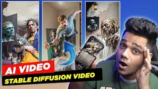 Ai Stable Diffusion Reel editing tutorial in Mobile | 3D Ai Art video editing | trending reel video