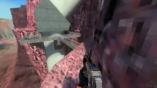 Half-Life RTX: HECU Cliff Battle (1080p 60 FPS)