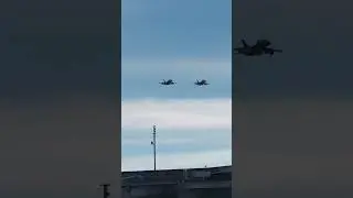 F-18's flyover aircraft carrier in DCS 