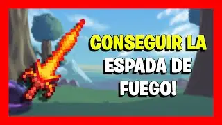 🟢 Espada Ardiente Terraria - Como conseguir el ESPADON ARDIENTE en Terraria