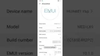 HUAWEI Y6p Enable Developer Option