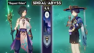 Request Abyss team comp by @xkkito Xiao Xianyun Hyper & C0 Wander 4.4 spiral abyss floor 12