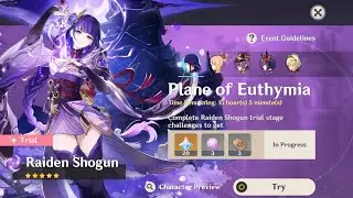 Raiden Shogun Test Run | Plane of Euthymia | Genshin Impact version 4.3 update