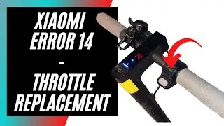 Xiaomi 365 e scooter - error code 14 fix - throttle replacement scooter